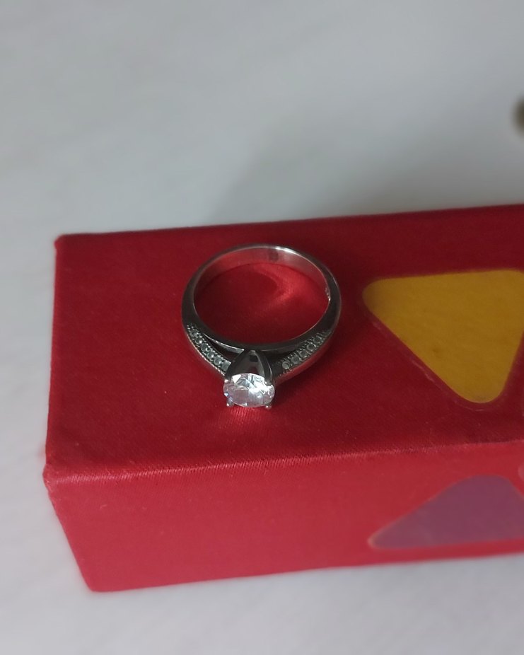 925 AYAR GÜMÜŞ TEKTAŞ YÜZÜK - Görsel 2