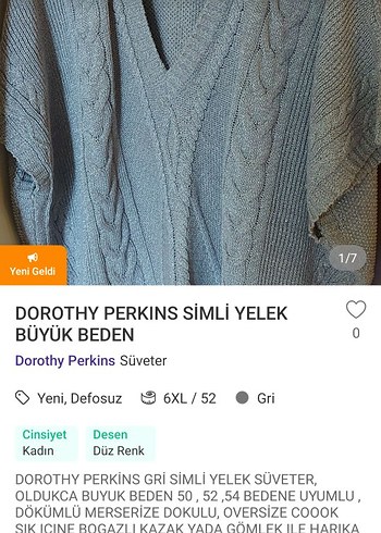 DOROTHY PERKINS BUYUK BEDEN OVERSİZE - Görsel 8