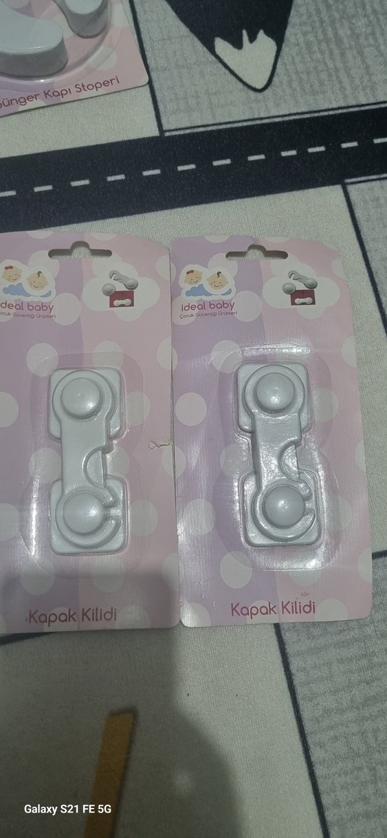 Bebek Güvenlik Kapı Kilitleri ve Stopper Seti - Görsel 2