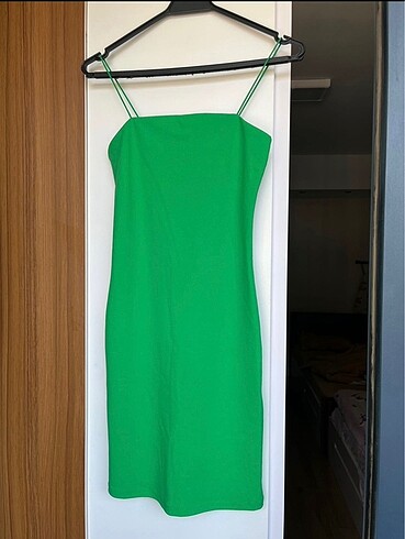 H&m askılı kısa elbise