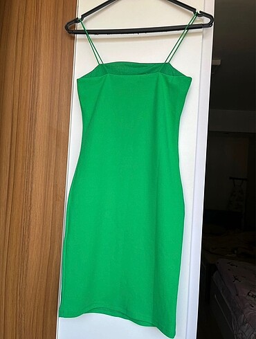 H&M H&m askılı kısa elbise