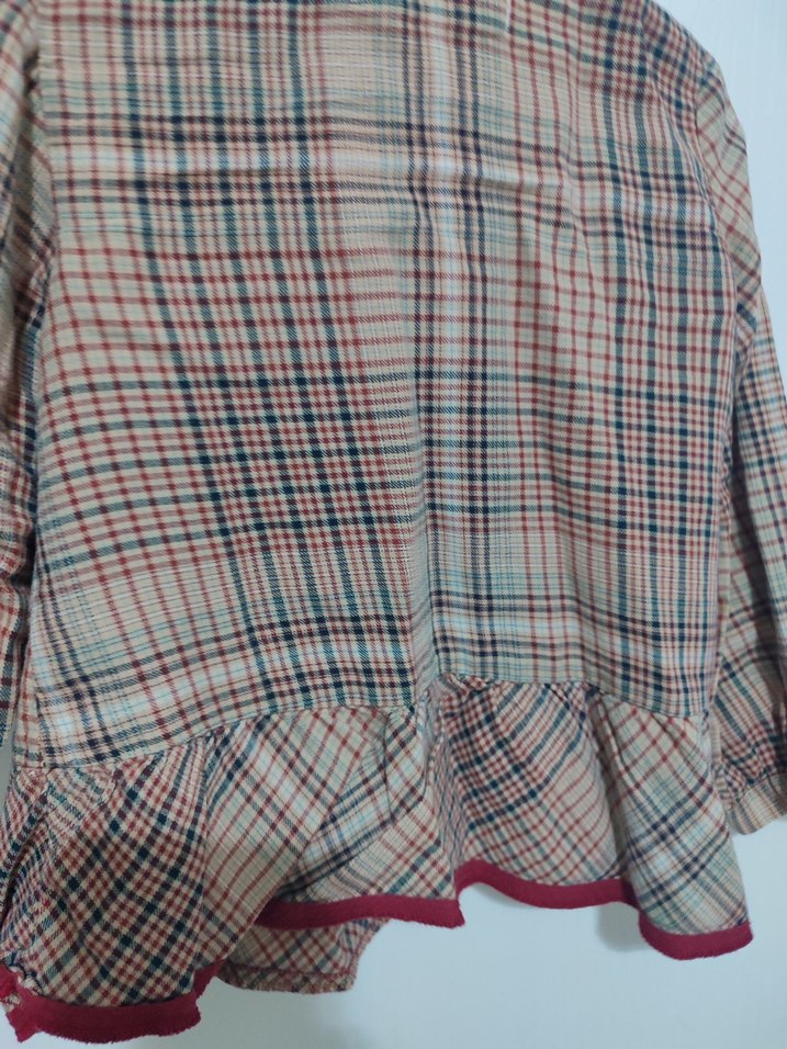 Zara Düğmeli Uzun Kollu Kız çocuk gömlek - Görsel 2