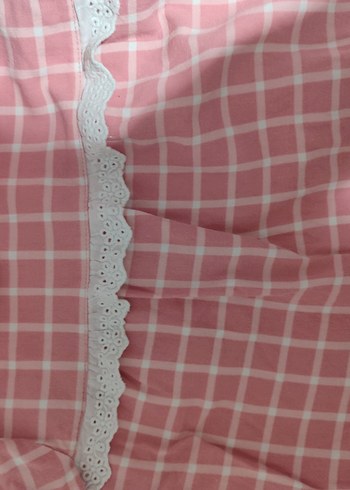 Pembe Kız Çocuk Uzun Kollu Fırfırlı gömlek - Görsel 2