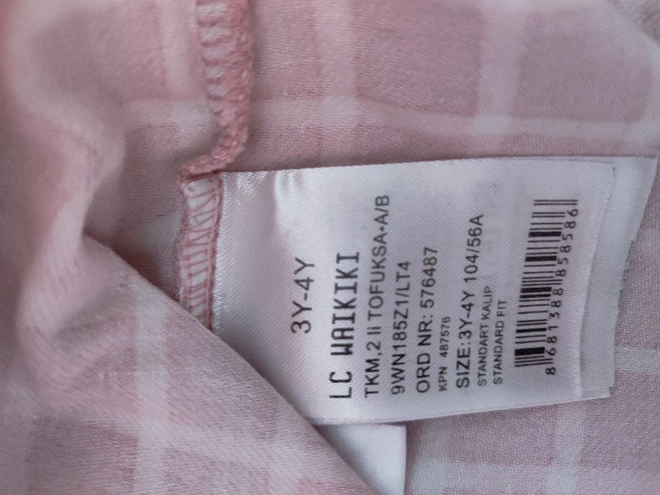 Pembe Kız Çocuk Uzun Kollu Fırfırlı gömlek - Görsel 4