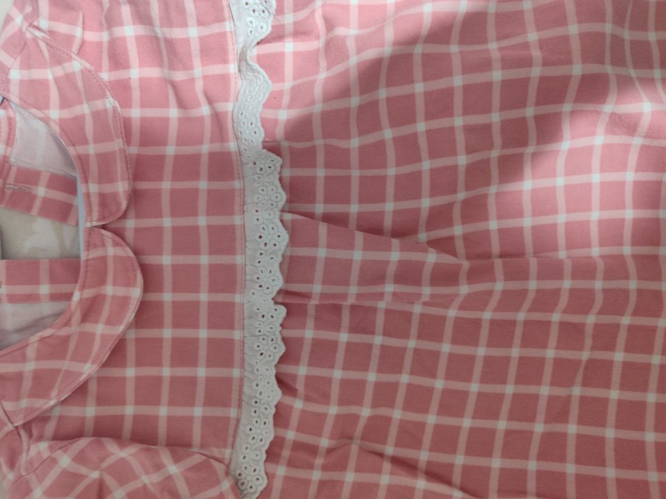 Pembe Kız Çocuk Uzun Kollu Fırfırlı gömlek - Görsel 2