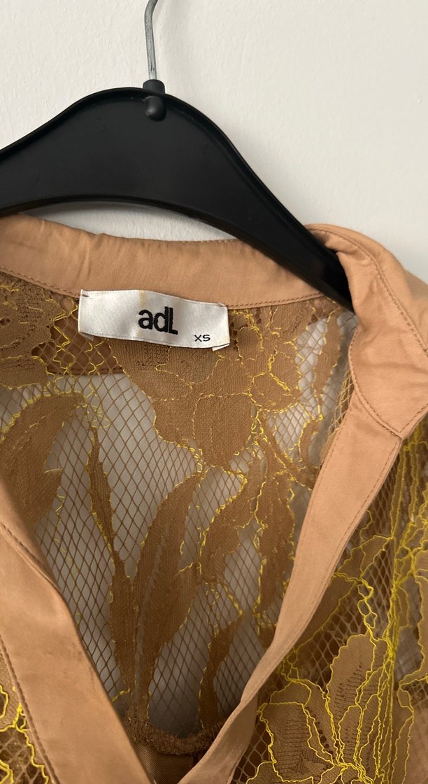 Bej Dantel Detaylı Bohem Kadın Bluz - Görsel 2