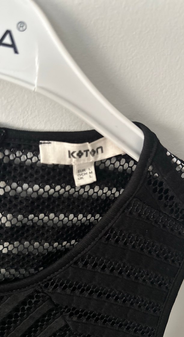 Siyah Piliseli Kolsuz Uzun Kadın Elbise - Görsel 5