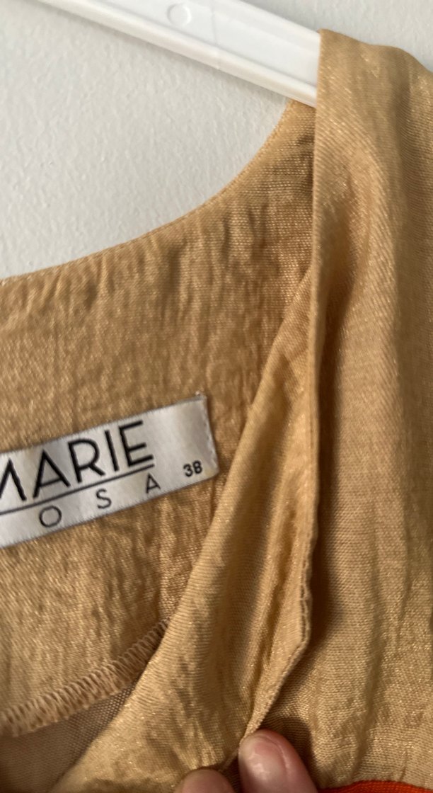 Keten Kumaşlı Midi Bohem Elbise - Görsel 2