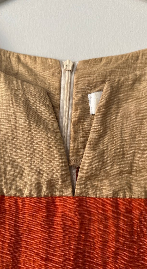 Keten Kumaşlı Midi Bohem Elbise - Görsel 3