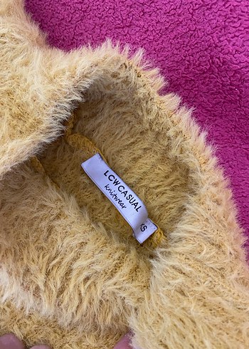 xs Beden Lcw peluş sarı kazak