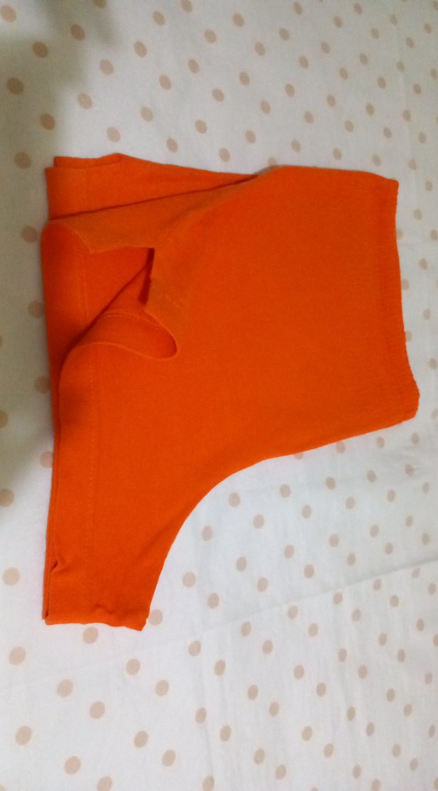 Turuncu Mini Hamile Şortu - Görsel 5