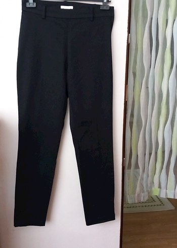 Kadın Siyah Kumaş Pantolon - Görsel 3