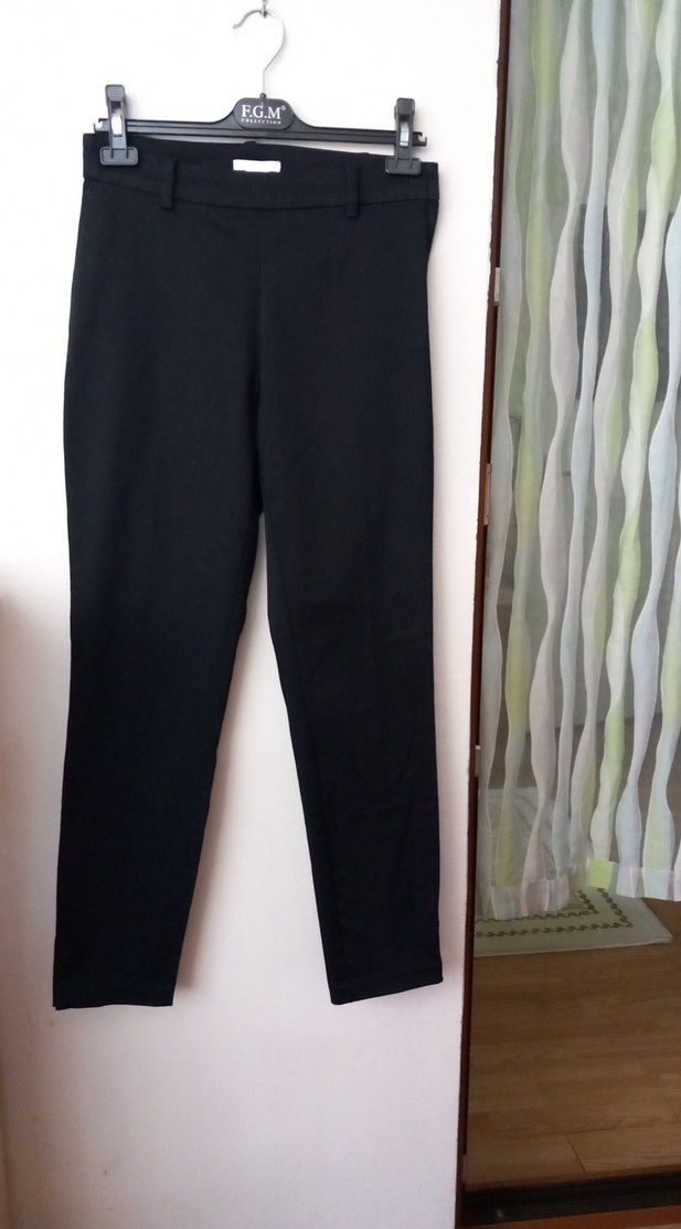 Kadın Siyah Kumaş Pantolon - Görsel 3