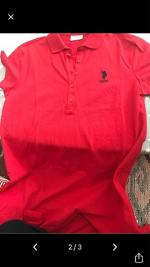 U.S Polo Assn. Kırmızı elbise