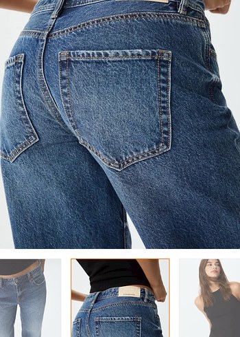 36 Beden D96 crop straight jean