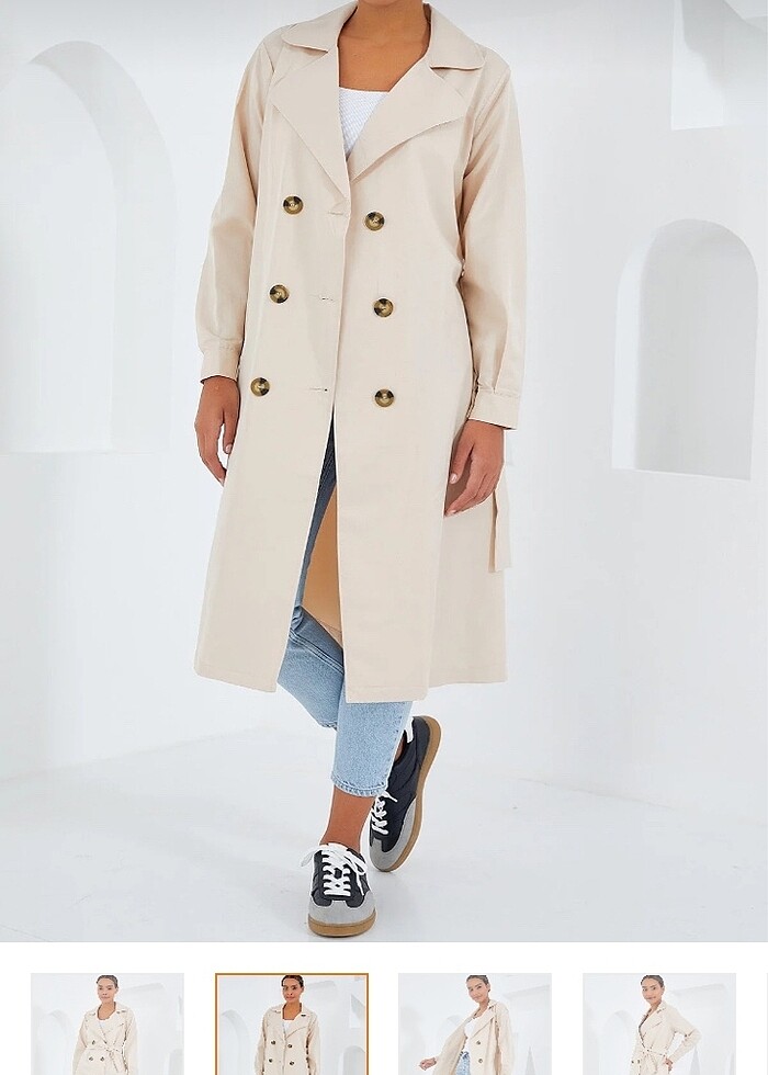 BEJ TRENÇKOT - Görsel 2