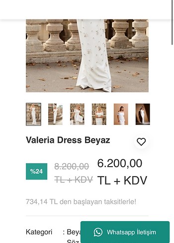 Straplez Beyaz taşlı söz/nişan elbisesi - Görsel 6