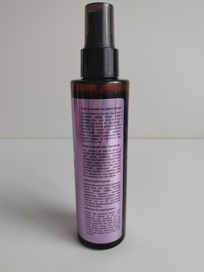 Alerma Biotin & Keratin Saç Bakım Spreyi 150 ml - Görsel 3