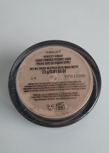 Inglot Açık Bej Pudra büyük boy - Görsel 2