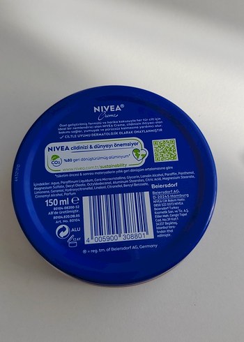 NIVEA Mavi Parlak Vintage krem 150ml - Görsel 3