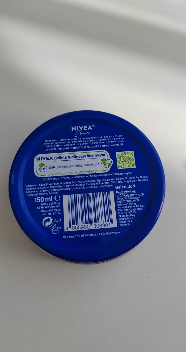 NIVEA Mavi Parlak Vintage krem 150ml - Görsel 3