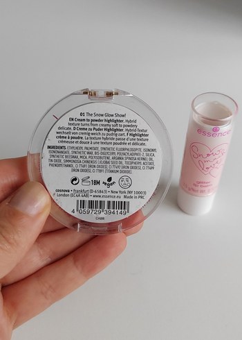 Essence Pembe krem aydınlatıcı ve Parlak Dudak Balsamı - Görsel 2