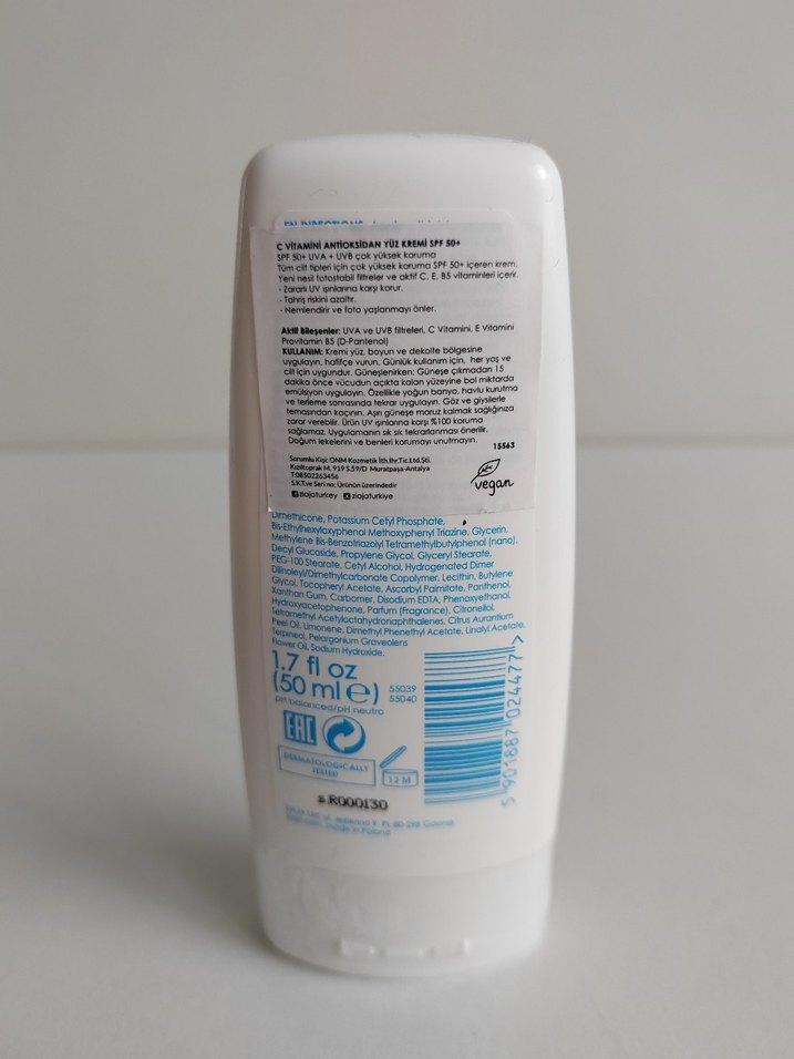 Ziaja Vegan Yüz Kremi SPF 50+ - Görsel 2