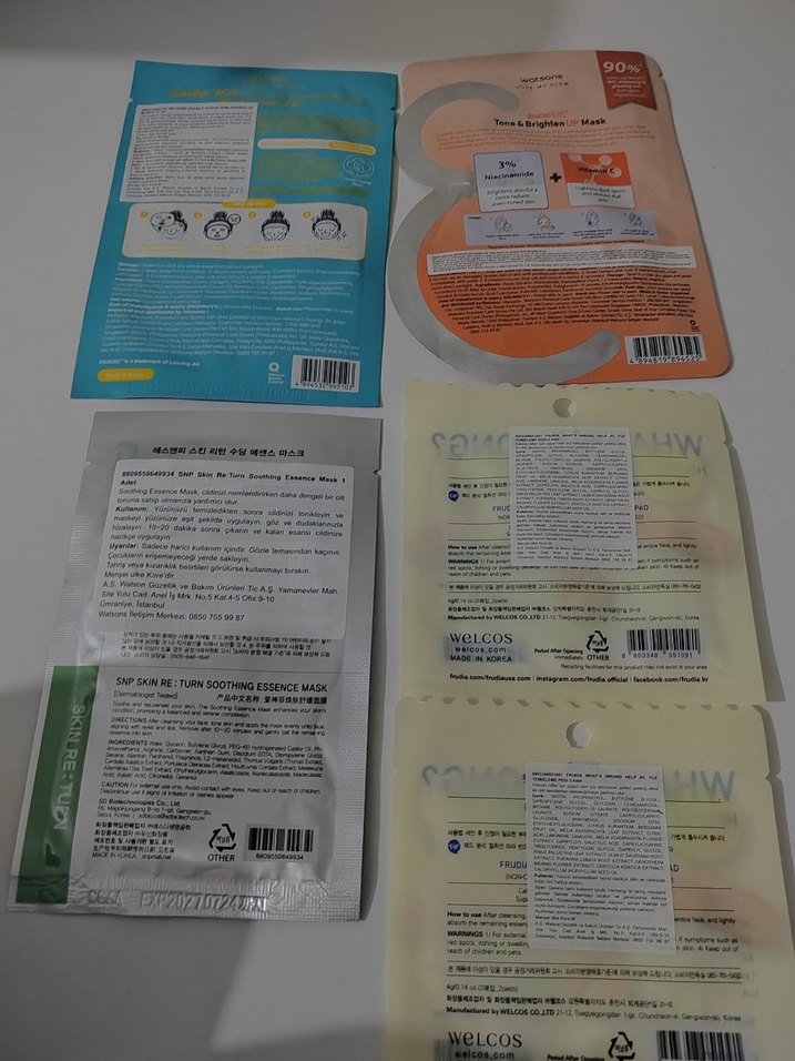 Kadınlar için Nemlendirici ve Aydınlatıcı Yüz Maskeleri - Görsel 2