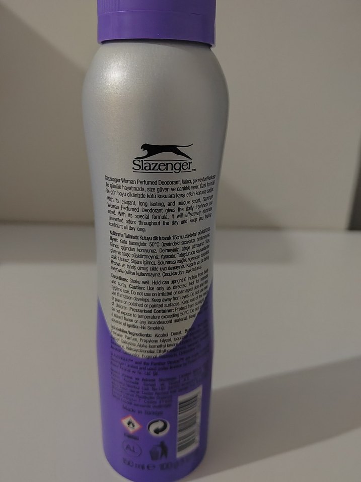 Slazenger Body Kadın Parfümlü Deodorant - Görsel 2
