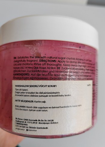 Ziaja Marshmallow Çilekli Şeker Vücut Peelingi - Görsel 2