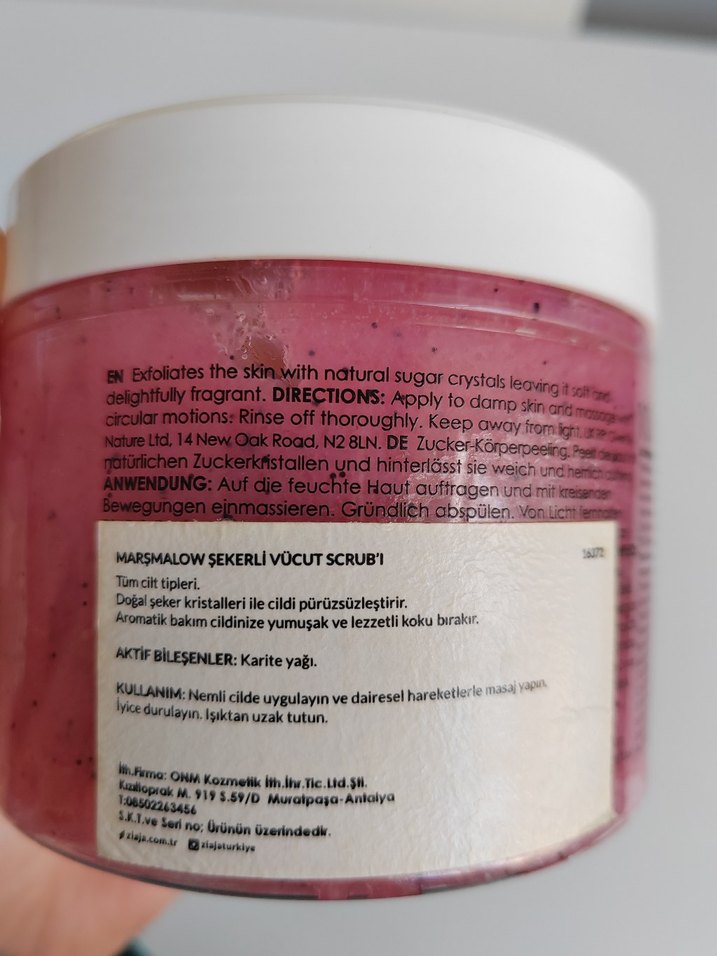Ziaja Marshmallow Çilekli Şeker Vücut Peelingi - Görsel 2