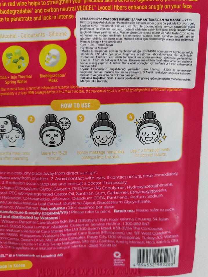 Kadınlar için Çeşitli Maske ve Peelingler - Görsel 4