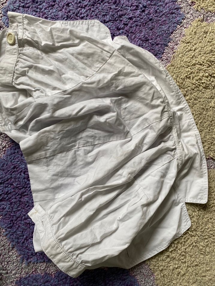 Beyaz Düğmeli Kısa Kollu Bolero - Görsel 4