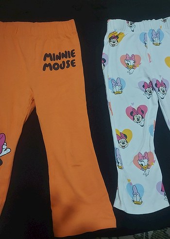 LC Waikiki Kız Çocuk Minnie Mouse Baskılı Tayt