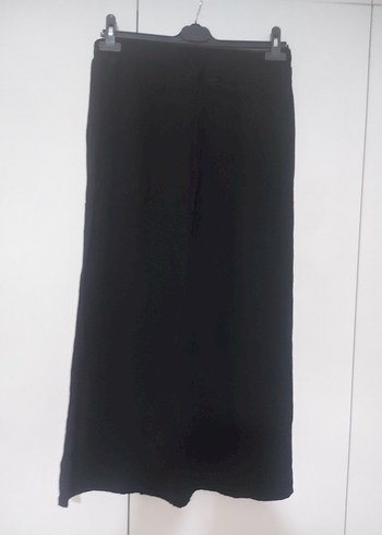 Siyah Uzun Salaş Dökümlü Etek - Görsel 7