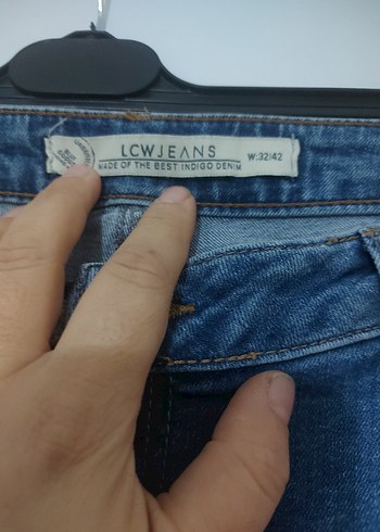 Kadın Mavi Denim Midi Boy Kot Pantolon - Görsel 4