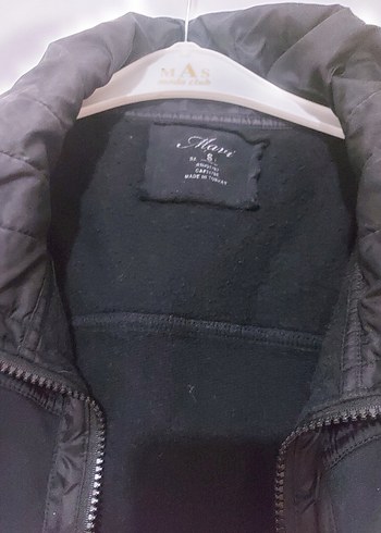 Siyah Midi Boy Fermuarlı Kadın Ceket - Görsel 9