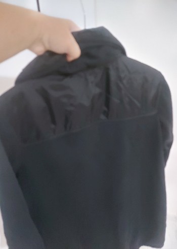 Siyah Midi Boy Fermuarlı Kadın Ceket - Görsel 4