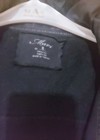 Siyah Midi Boy Fermuarlı Kadın Ceket - Görsel 6