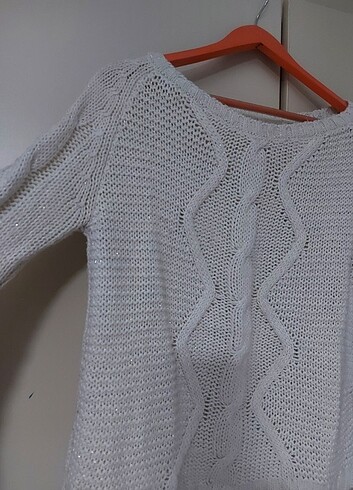 Krem rengi kazak - Görsel 4