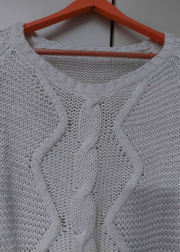 Krem rengi kazak - Görsel 2