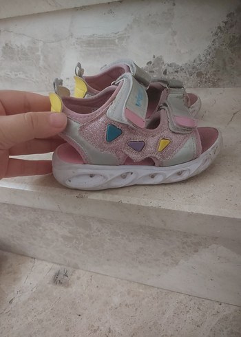 Vicco Kız Çocuk Pembe Yılan Desenli Cırt Cırtlı Terlik