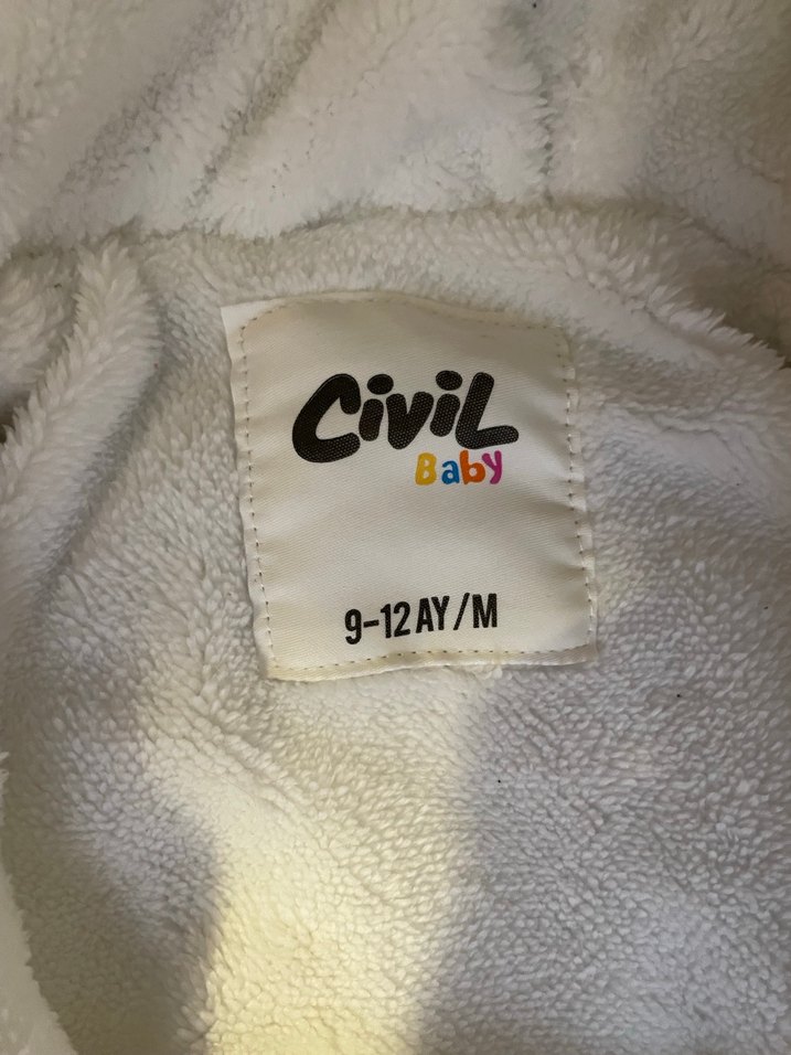 Pastel Bağlama Desenli Erkek Bebek Şişme Tulumu - Görsel 2