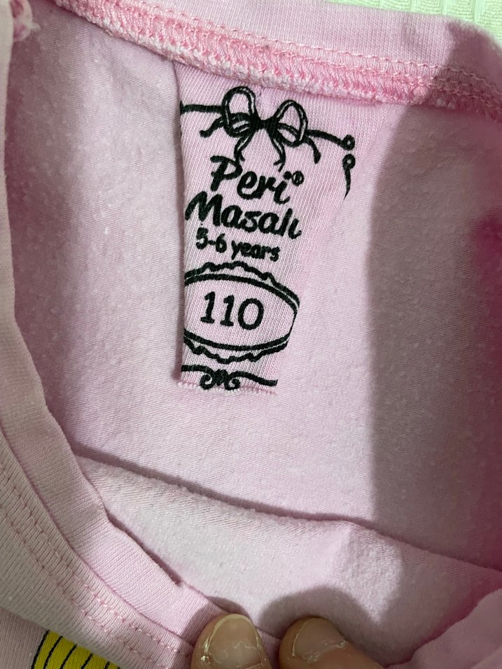 Kız Çocuk Pembe Uzun Kollu kazak - Görsel 2