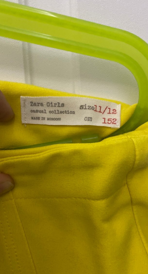 Düğmeli Sarı Mini şort Etek - Görsel 3