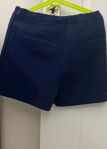 Kemer Detaylı Lacivert şort Etek - Görsel 4