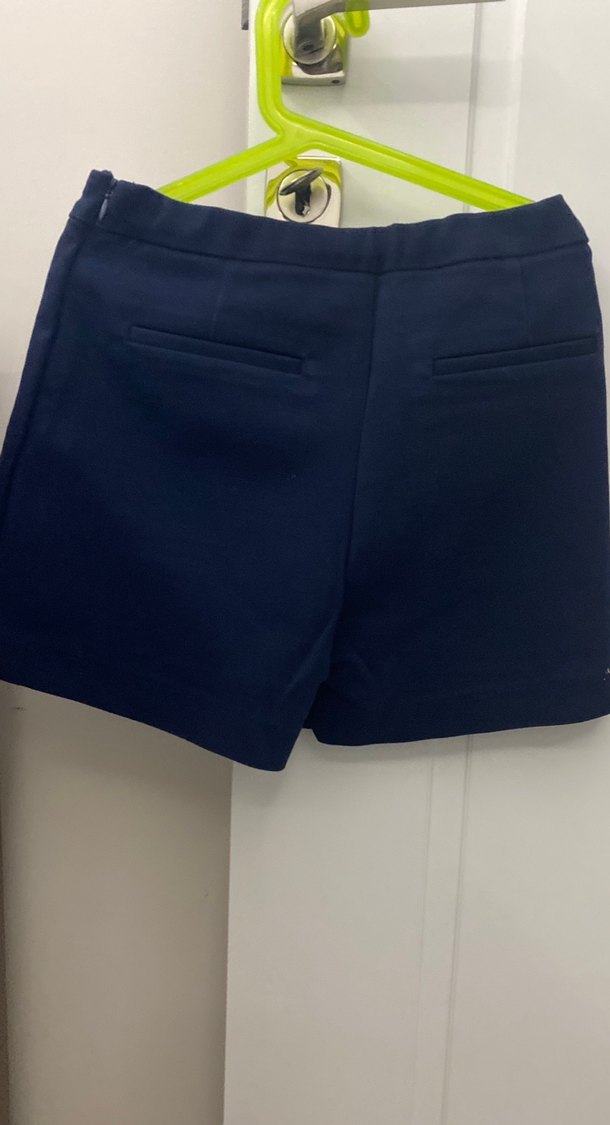 Kemer Detaylı Lacivert şort Etek - Görsel 4