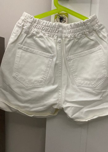 Kız çocuk Beyaz denim Şort - Görsel 5