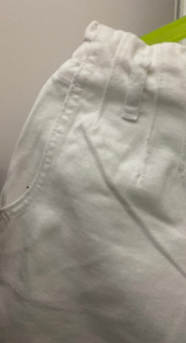 Kız çocuk Beyaz denim Şort - Görsel 2