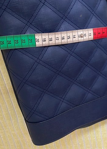U.S Polo Assn. Mavi Zincir Detaylı Deri Kadın Çanta
